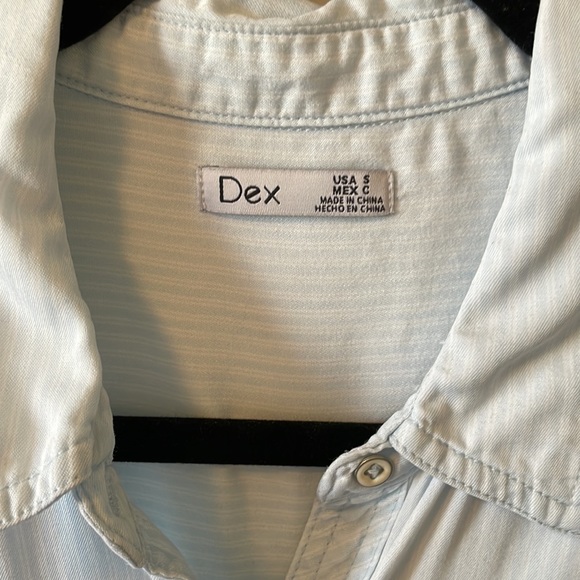 Dex Tencel Button Down Shirt, Size Small - Picture 2 of 5